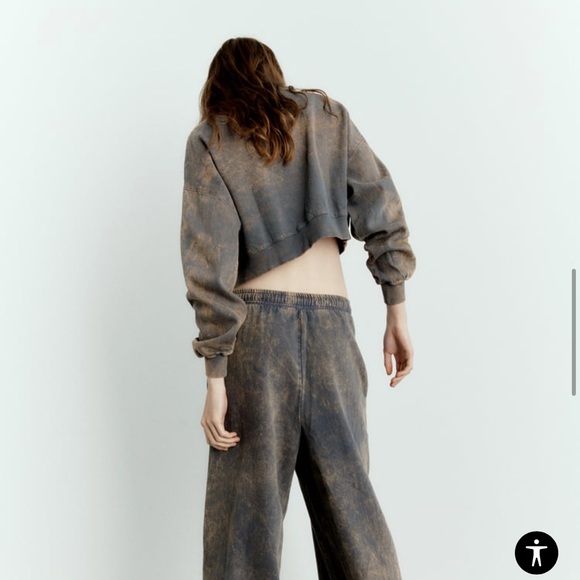 Zara faded effect crop top - Picture 3 of 4